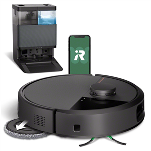 iRobot Roomba® Plus 505 Combo, сухая и влажная уборка, черный - Робот-пылесос N185040/505+B