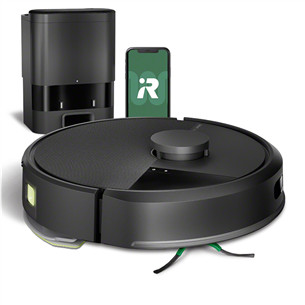 iRobot Roomba® 105 Combo+, Wet & Dry, black - Robot vacuum cleaner Y351040/105+B