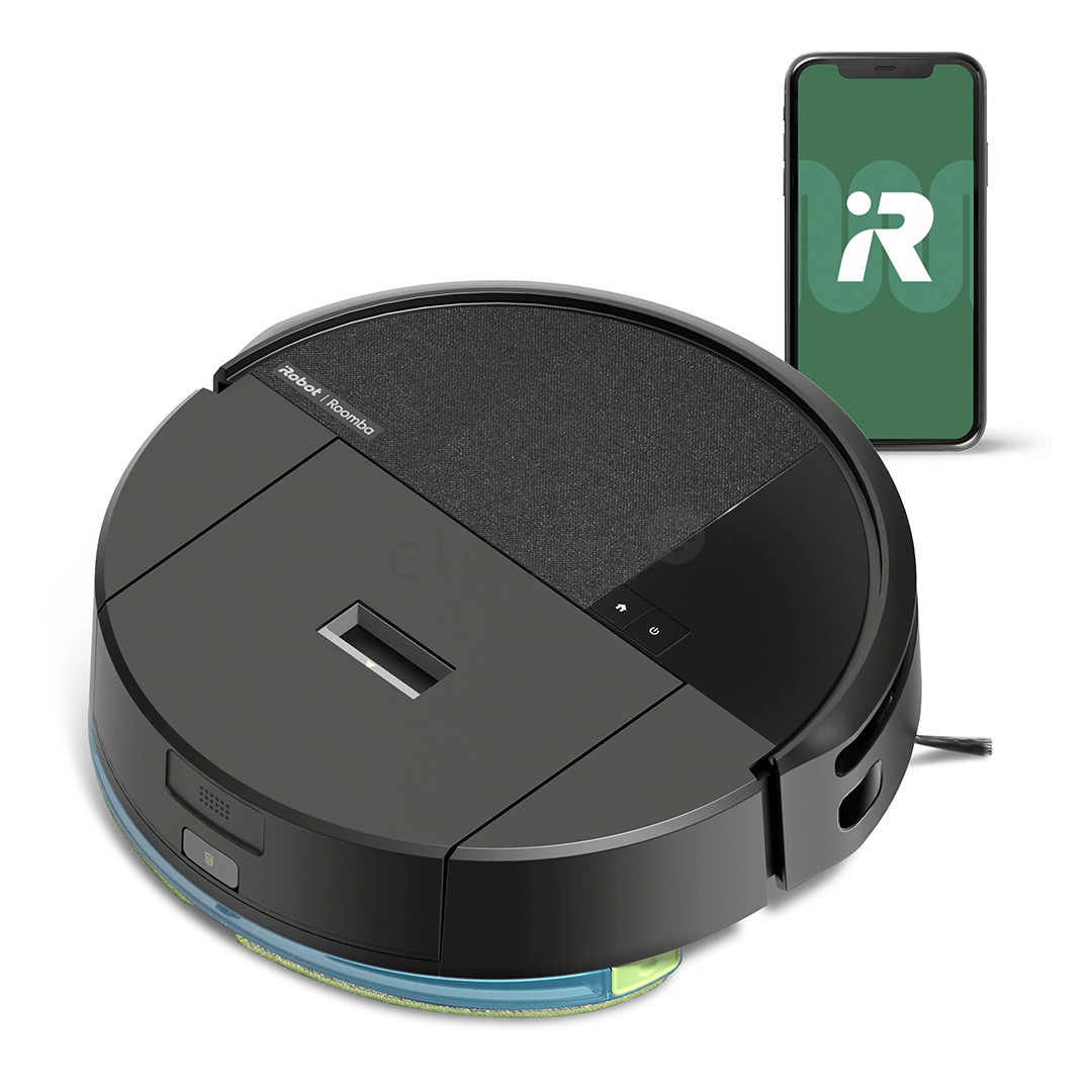 iRobot Roomba 205 DustCompactor Combo, wet & dry, black - Robot vacuum cleaner