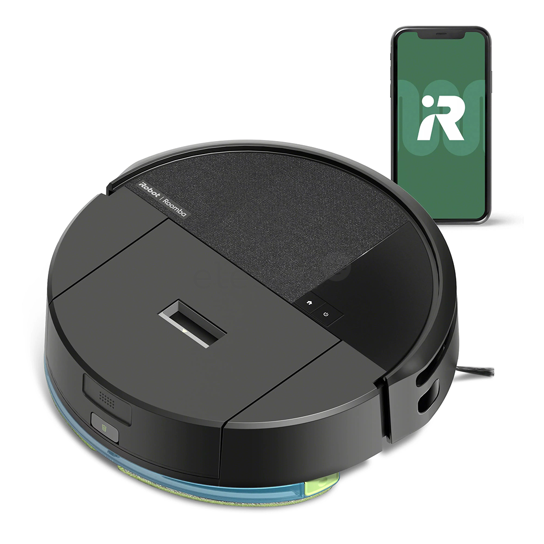 iRobot Roomba 205 DustCompactor Combo, wet & dry, juodas - Dulkių siurblys robotas
