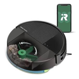 iRobot Roomba 205 DustCompactor Combo, wet & dry, juodas - Dulkių siurblys robotas