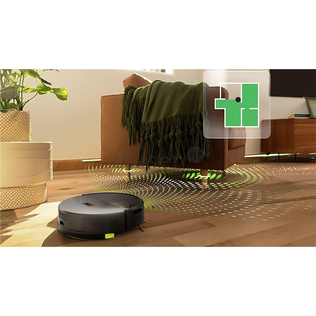 iRobot Roomba 205 DustCompactor Combo, wet & dry, black - Robot vacuum cleaner
