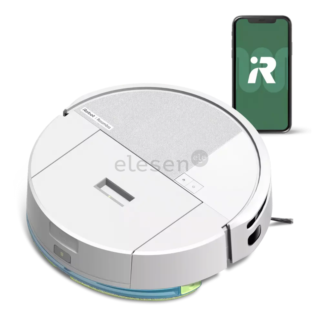 iRobot Roomba 205 DustCompactor Combo, wet & dry, baltas - Dulkių siurblys robotas