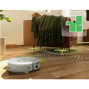 iRobot Roomba 205 DustCompactor Combo, wet & dry, white - Robot vacuum cleaner