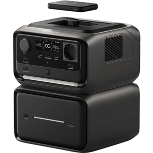 Ecoflow River 3 Max Plus Wireless, 858 Wh, juodas/pilkas - Maitinimo šaltinis 5015601104