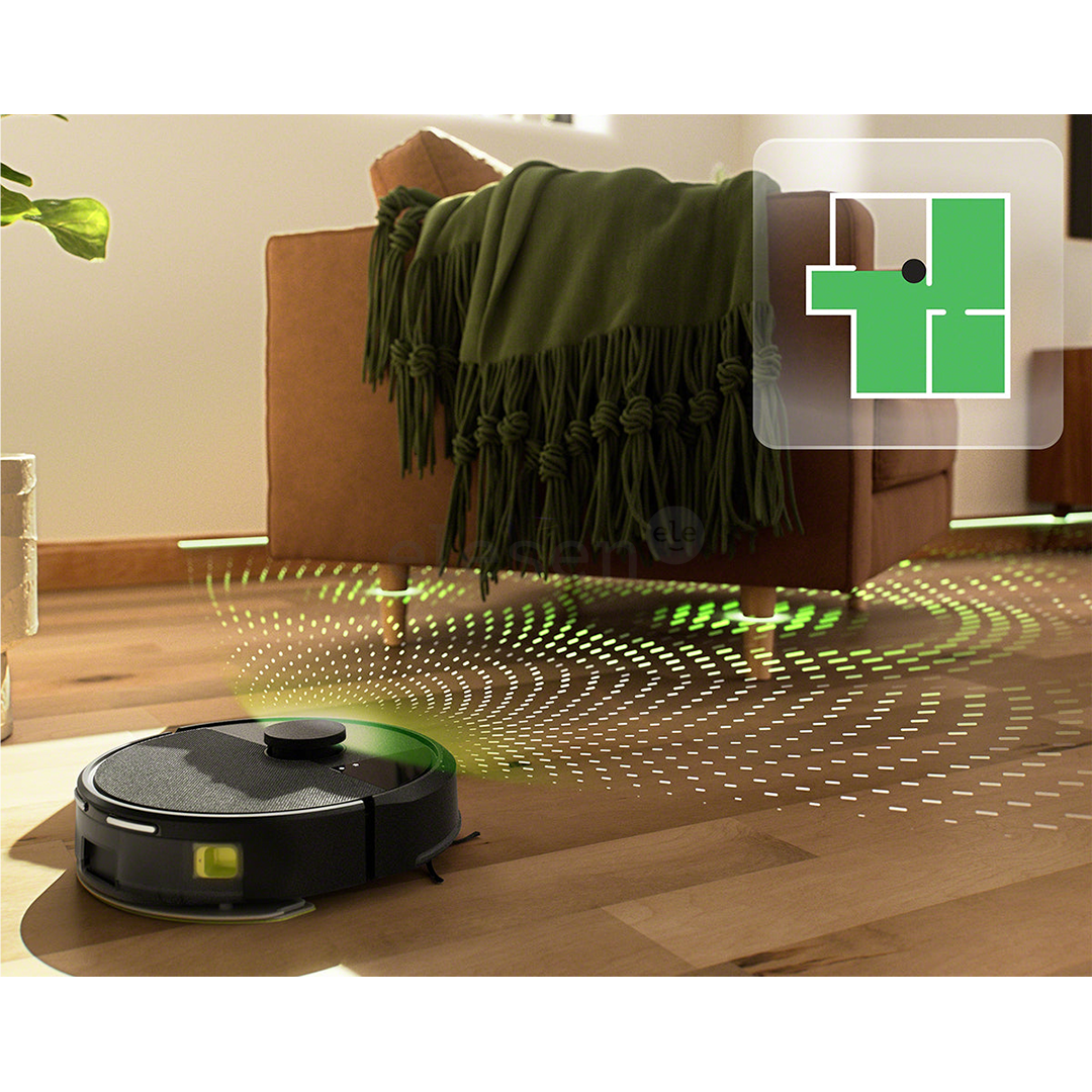 iRobot Roomba® 105 Combo, Wet & Dry, juodas - Dulkių siurblys robotas
