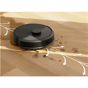 iRobot Roomba® 105 Combo+, Wet & Dry, juodas - Dulkių siurblys robotas