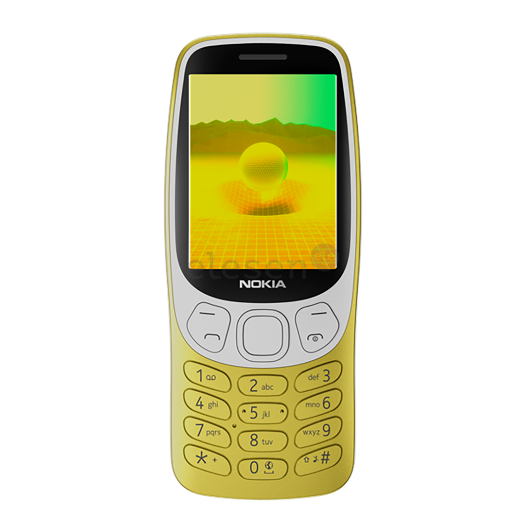 Nokia 3210 4G, Dual SIM, aukso spalvos - Mobilus telefonas