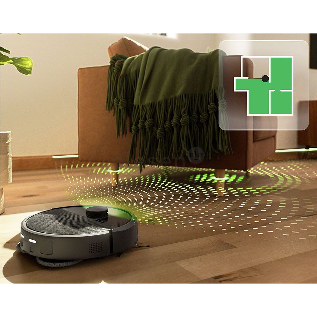 iRobot Roomba® Plus 405 Combo, сухая и влажная уборка, черный - Робот-пылесос