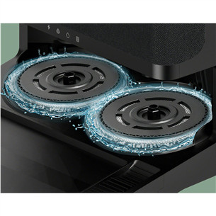 iRobot Roomba® Plus 405 Combo, Wet & Dry, juodas - Dulkių siurblys robotas