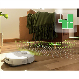 iRobot Roomba® Plus 405 Combo, сухая и влажная уборка, белый - Робот-пылесос