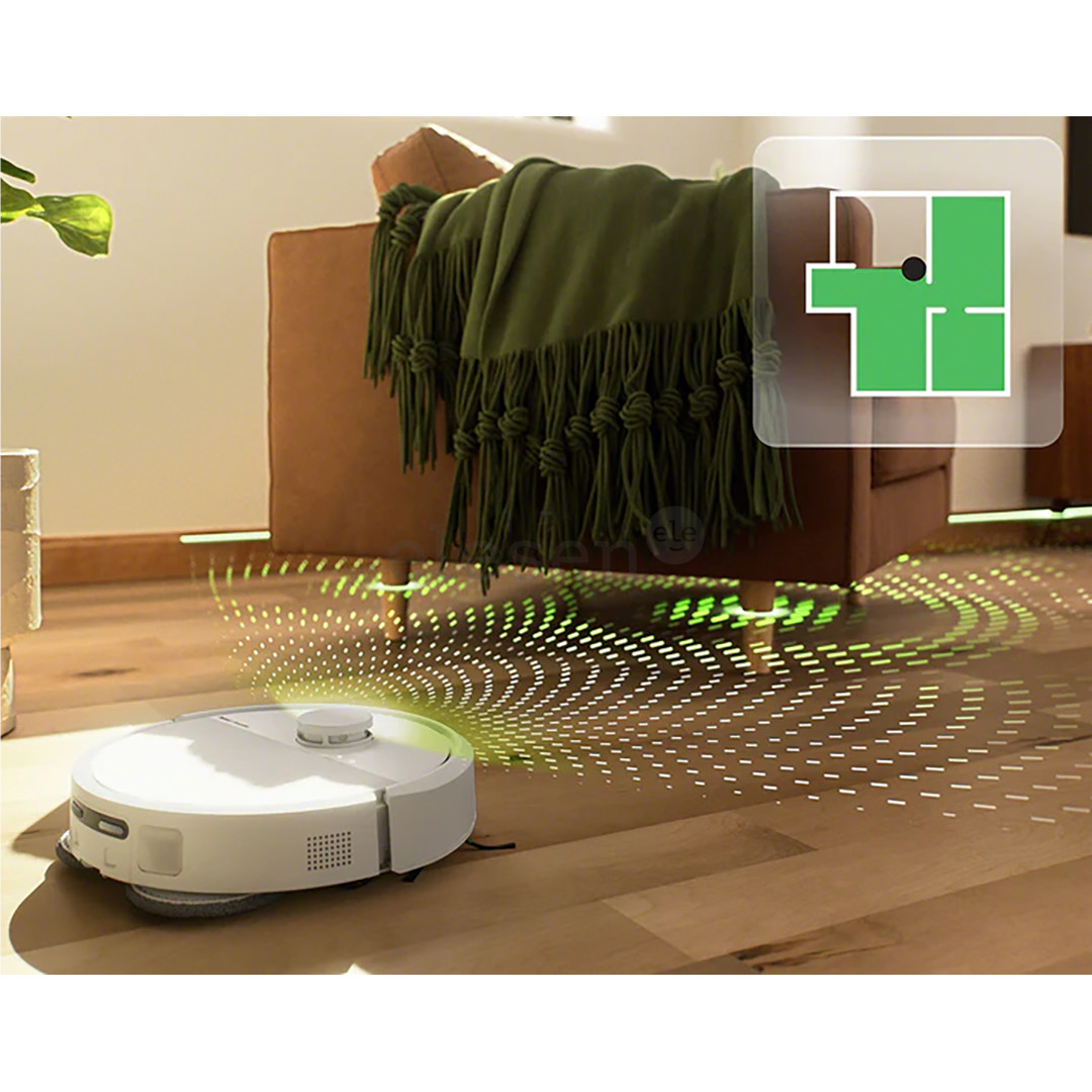 iRobot Roomba® Plus 405 Combo, сухая и влажная уборка, белый - Робот-пылесос