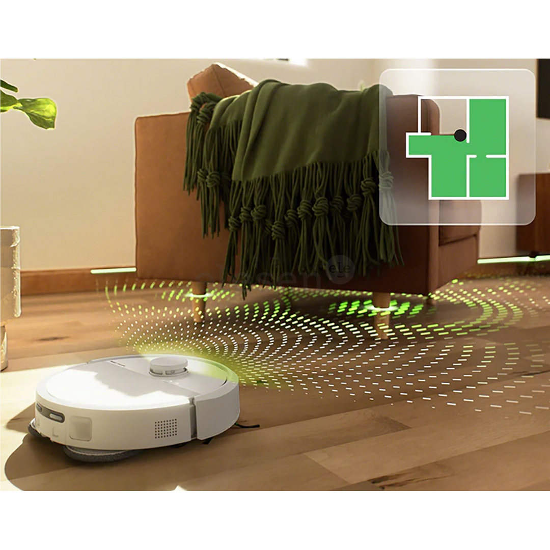 iRobot Roomba® Plus 405 Combo, сухая и влажная уборка, белый - Робот-пылесос