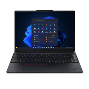 Lenovo ThinkPad E16 Gen 3, 16'', WUXGA, Ultra 5, 16 GB, 512 GB, W11P, ENG, juodas - Nešiojamasis kompiuteris 21SR006JMH