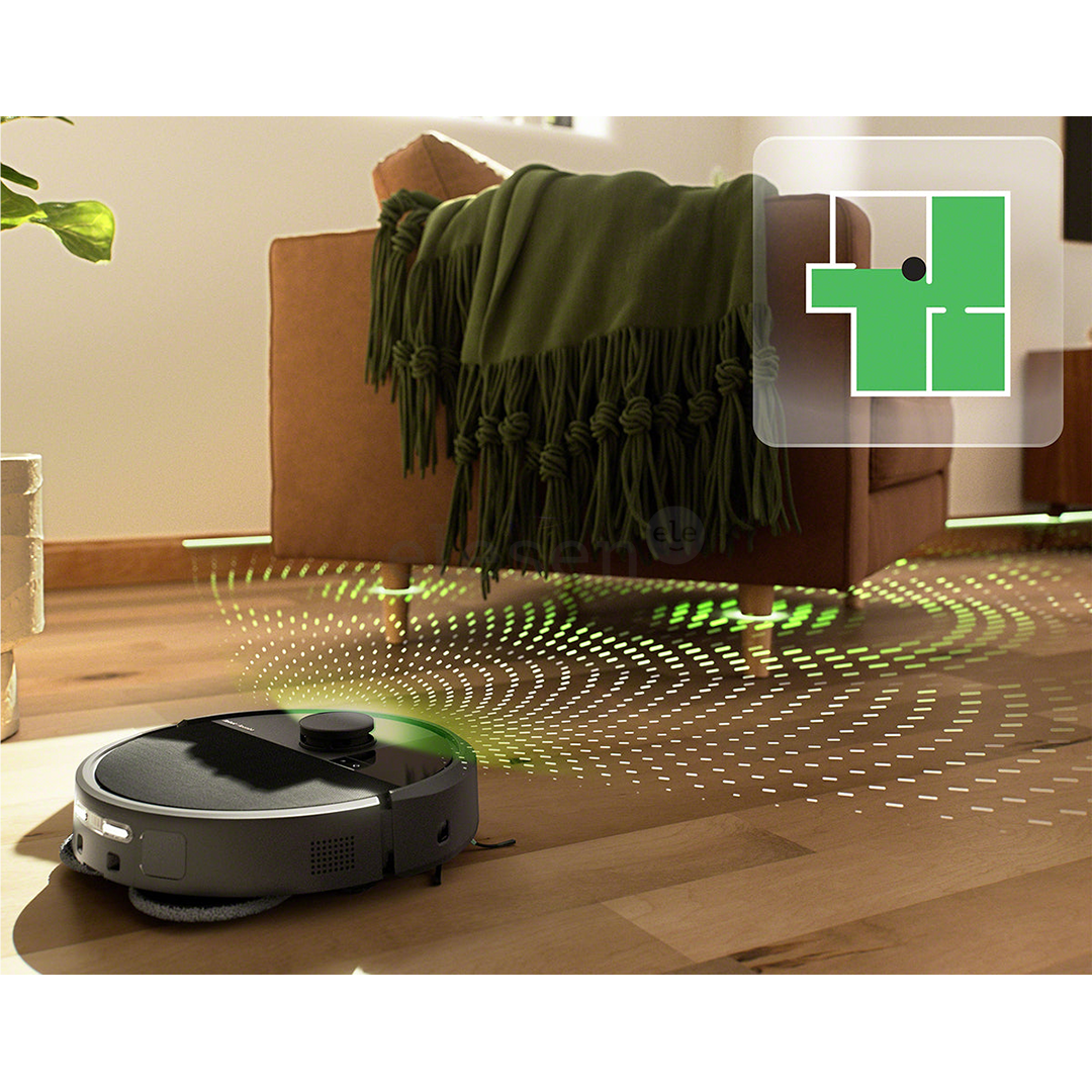 iRobot Roomba® Plus 505 Combo, сухая и влажная уборка, черный - Робот-пылесос