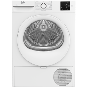 Beko, heat pump, 7 kg, depth 54.5 cm - Clothes dryer BM3T372E0W