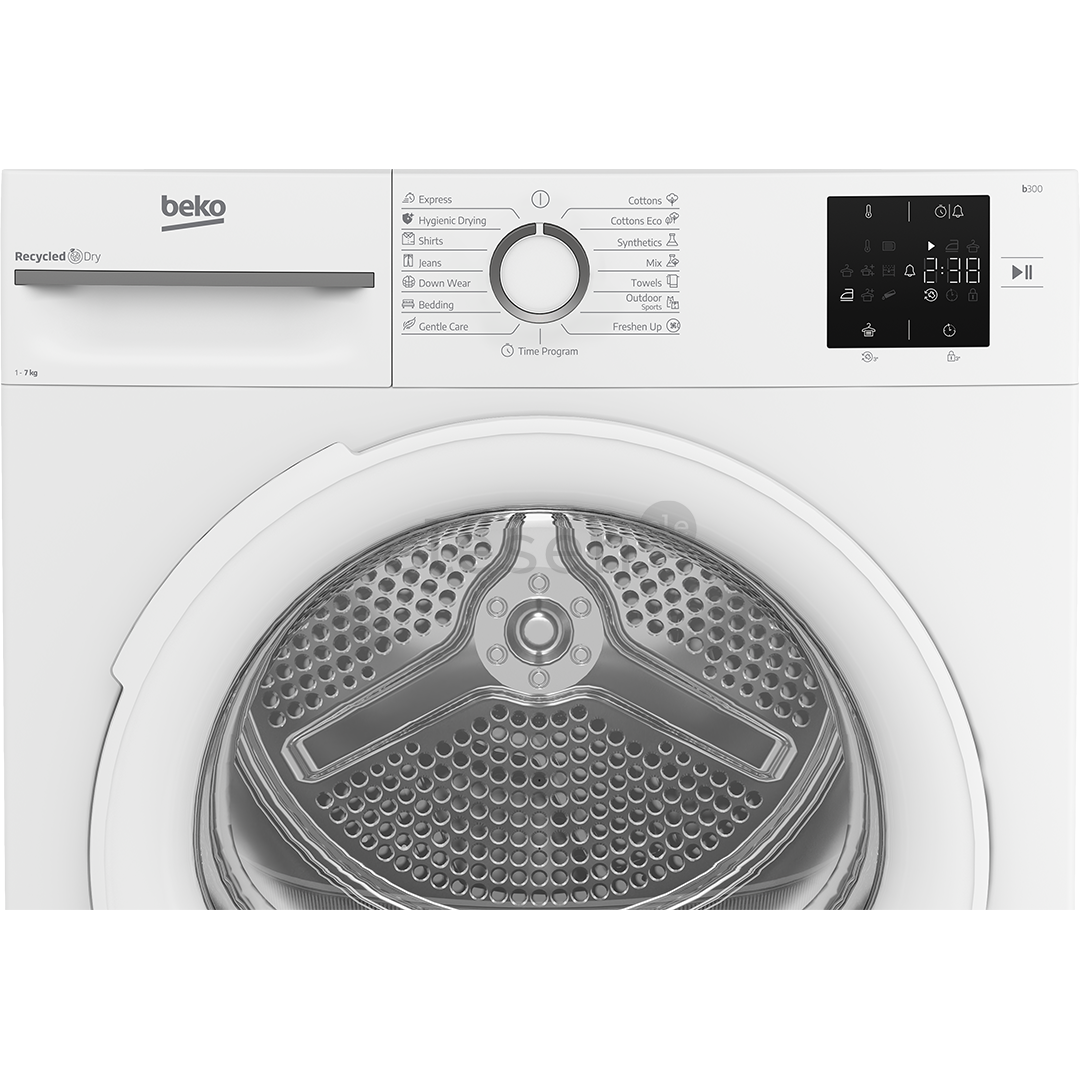 Beko, heat pump, 7 kg, depth 54.5 cm - Clothes dryer