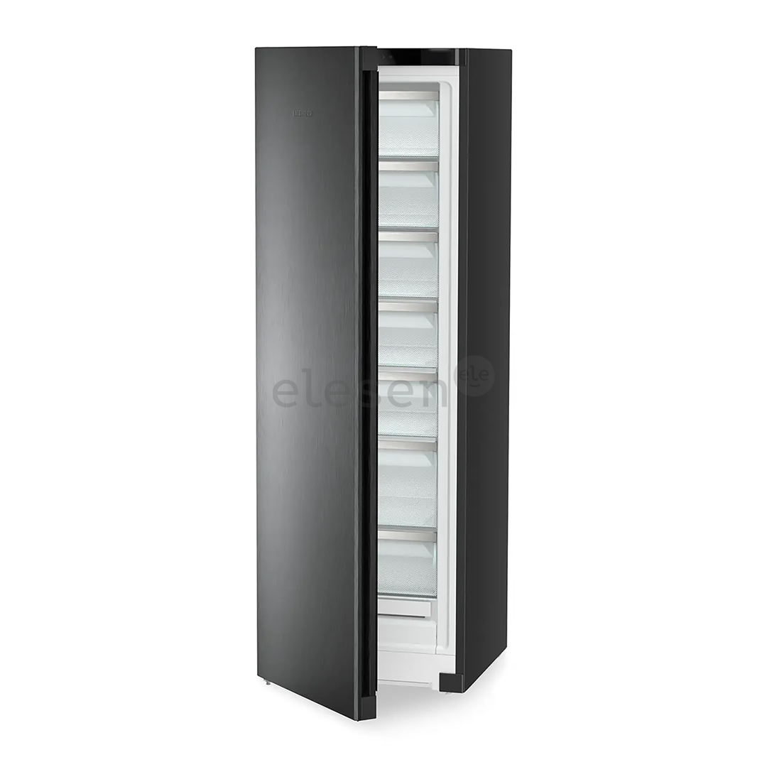 Liebherr plus NoFrost, 278 L, height 186 cm, black steel - Freezer