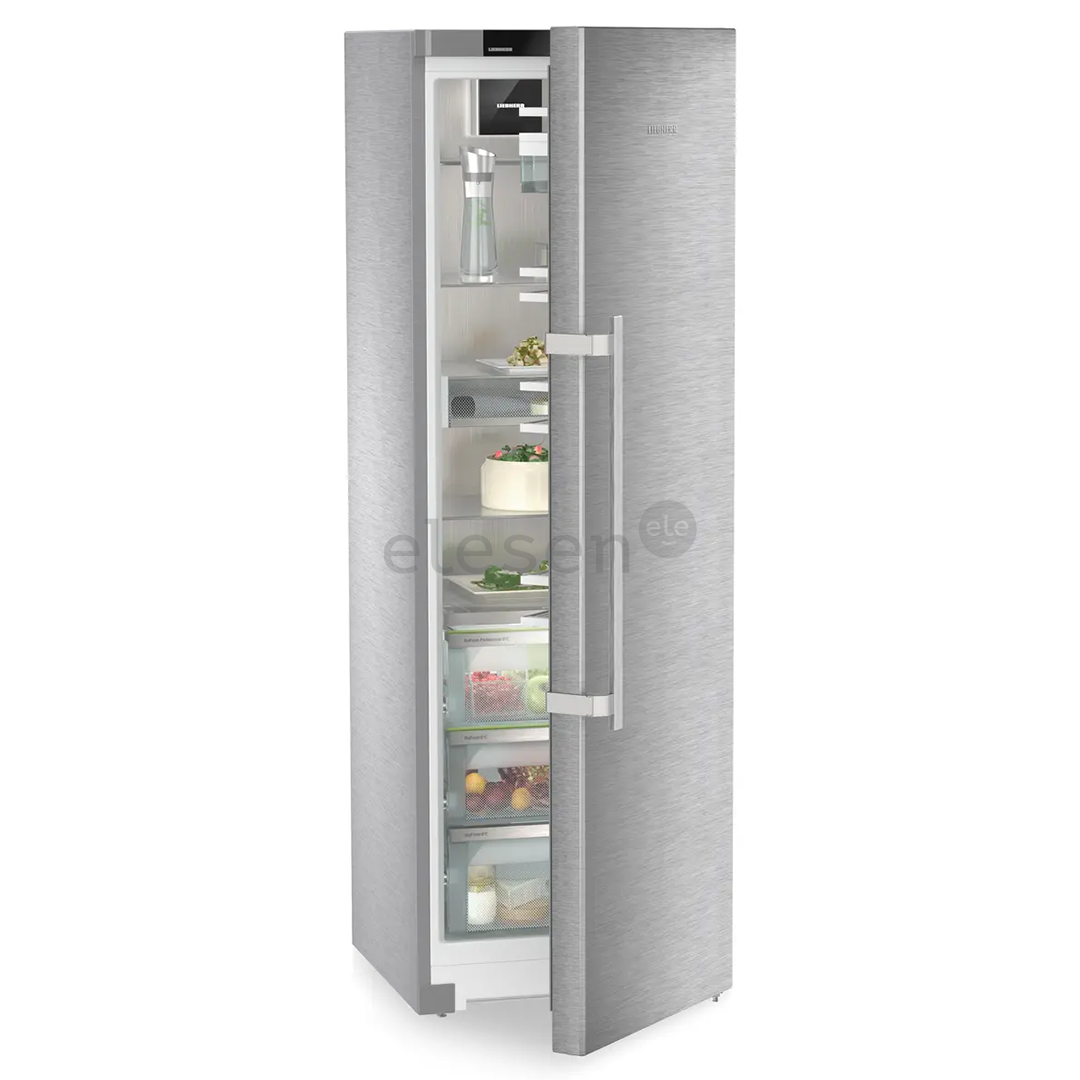 Liebherr Peak BioFresh, 386 L, aukštis 186 cm, nerūdijančio plieno - Šaldytuvas