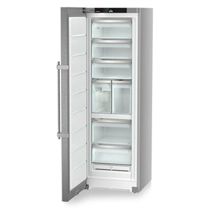 Liebherr prime NoFrost, 278 L, height 186 cm, stainless steel - Freezer