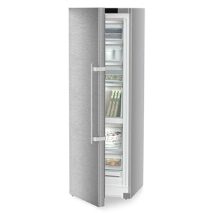 Liebherr prime NoFrost, 278 L, height 186 cm, stainless steel - Freezer