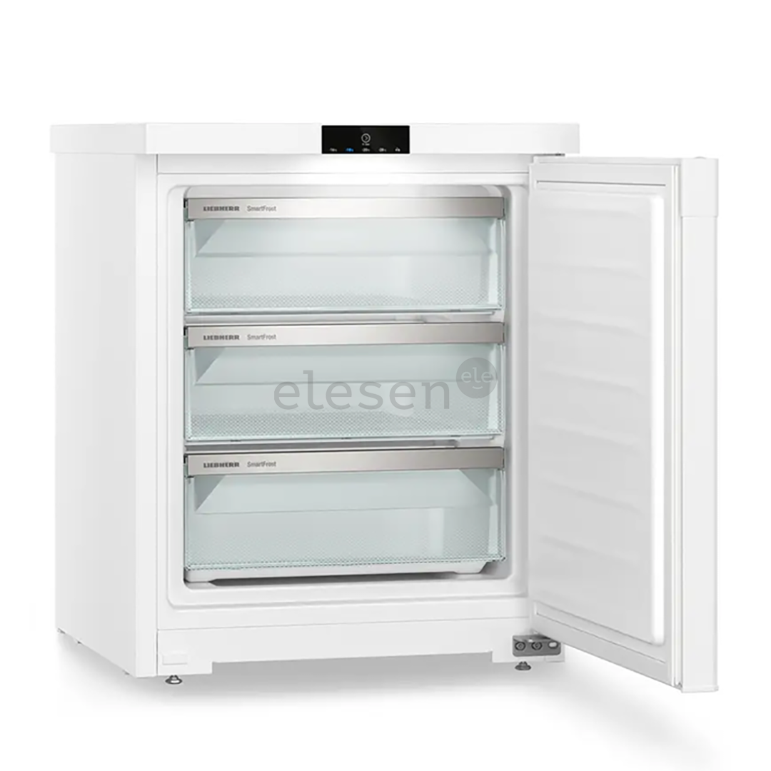 Liebherr pure, SmartFrost, 76 L, height 68 cm, white - Freezer