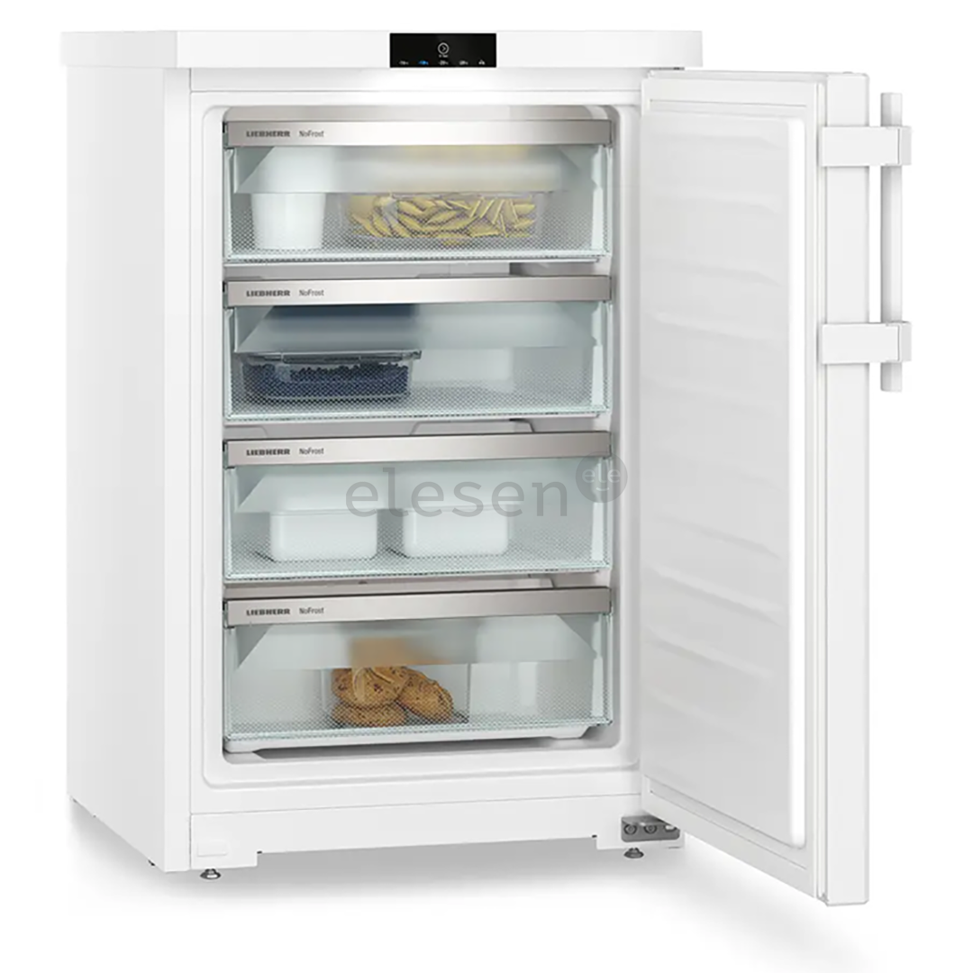 Liebherr pure NoFrost, 93 L, height 85 cm, white - Freezer