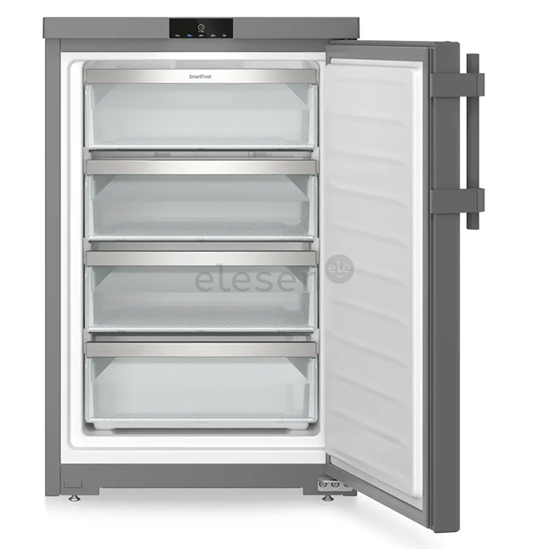 Liebherr pure, SmartFrost, 107 L, height 85 cm, dark grey - Freezer
