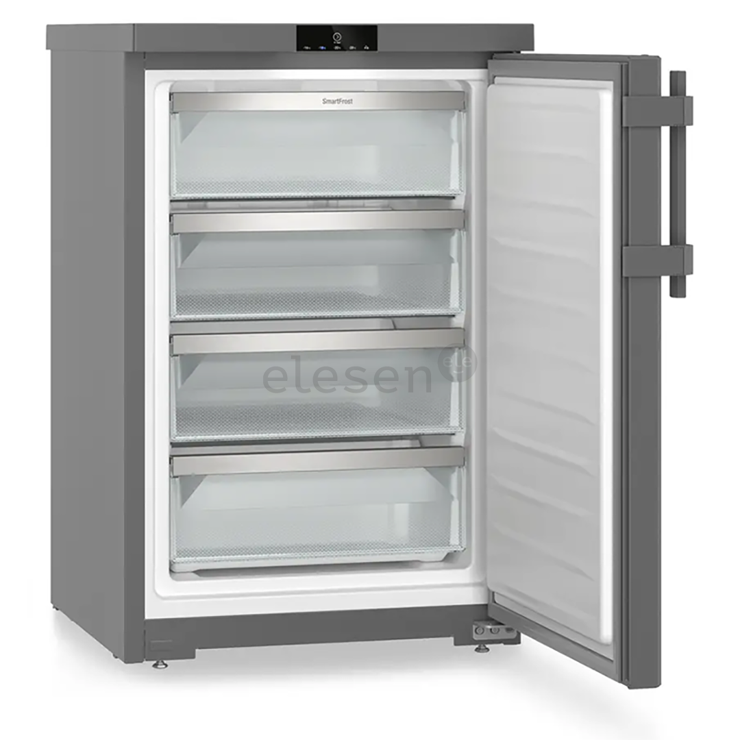 Liebherr pure, SmartFrost, 107 L, height 85 cm, dark grey - Freezer