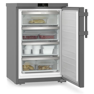 Liebherr pure, SmartFrost, 107 L, height 85 cm, dark grey - Freezer