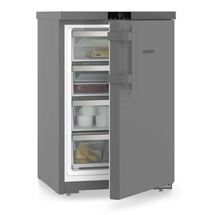 Liebherr pure, SmartFrost, 107 L, height 85 cm, dark grey - Freezer