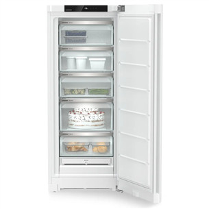 Liebherr pure NoFrost, 200 л, высота 146 см, белый - Морозильник