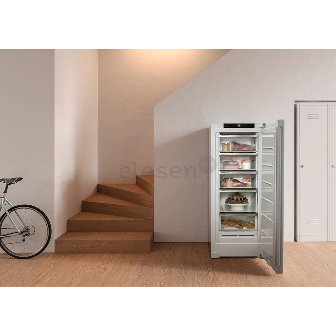 Liebherr pure NoFrost, 200 L, height 146 cm, white - Freezer