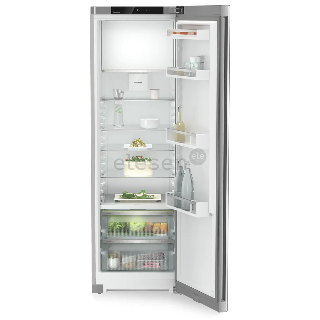 Liebherr Plus BioFresh, 351 L, aukštis 186 cm, sidabro spalvos - Šaldytuvas