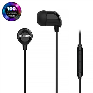 Philips TAE2146, USB-C, juodos - Ausinės TAE2146BK/00