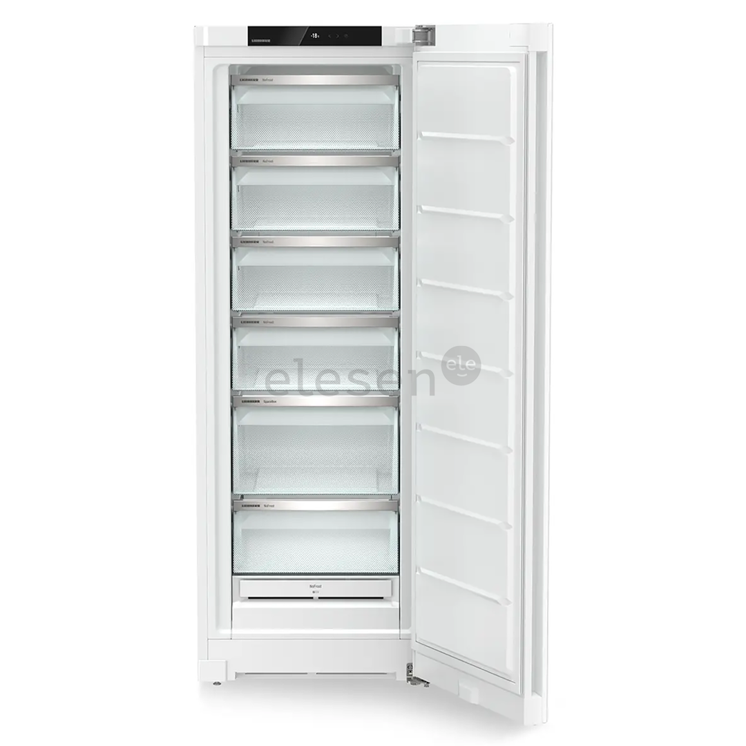 Liebherr pure NoFrost, 239 L, height 166 cm, white - Freezer
