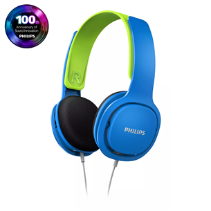 Philips SHK2000BL, mėlynos - Vaikiškos ausinės SHK2000BL/00
