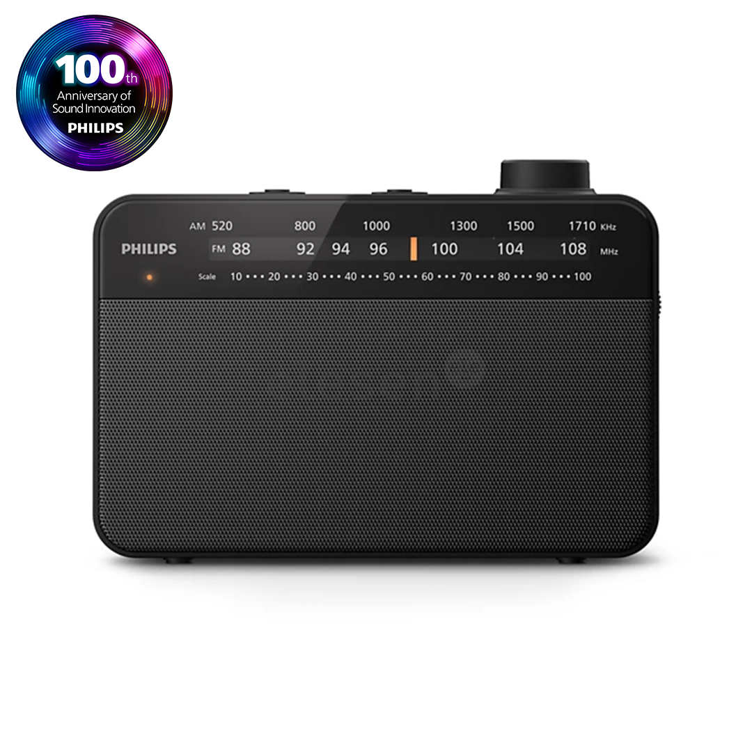 Philips TAR2509, juodas - Radijas