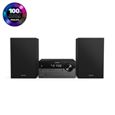 Philips TAM4505, 2.0, 60 W, Bluetooth, USB, CD, juodas - Muzikinis centras Prekė - TAM4505/12