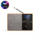 Philips TAR5505, DAB+, FM, Bluetooth, su laikmačiu, rudas - Radijas