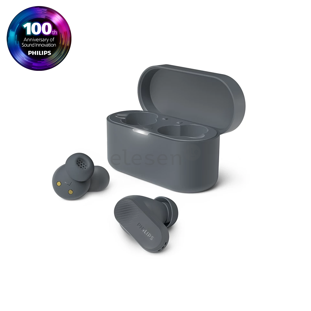 Philips TAT3509, active noise-cancelling, grey - True Wireless Earbuds