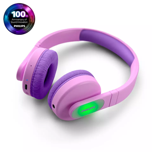 Philips TAK4206BL/00, pink - Wireless headphones for kids Item - TAK4206PK/00 TAK4206PK/00