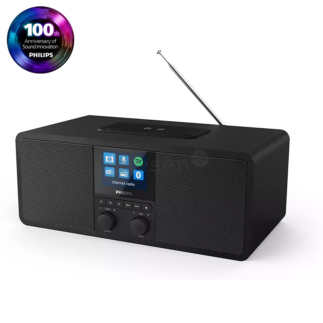 Philips TAR8805, FM, DAB+, Spotify connect, Bluetooth, belaidis įkrovimas, juodas - Radijas