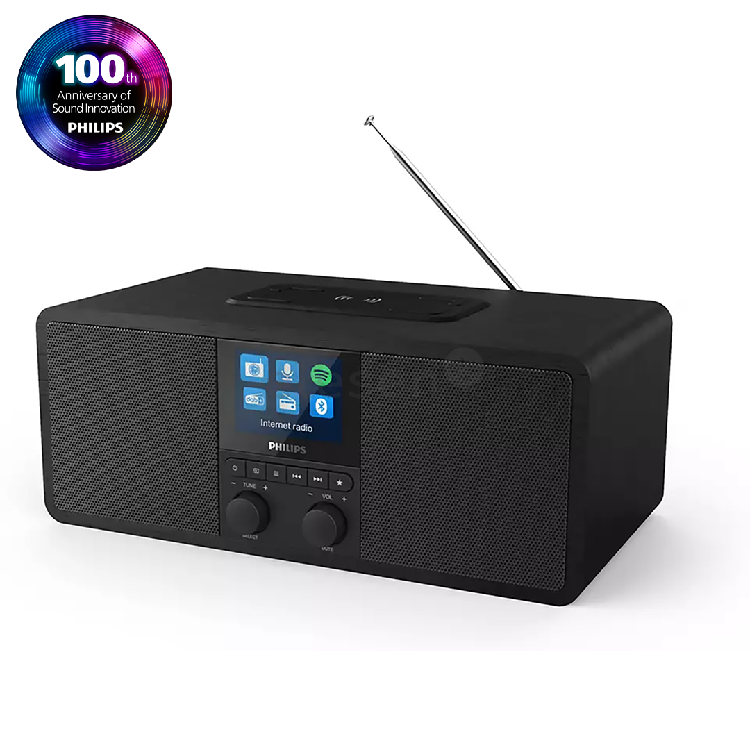 Philips TAR8805, FM, DAB+, Spotify connect, Bluetooth, belaidis įkrovimas, juodas - Radijas