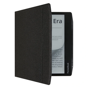 PocketBook Charge Cover, 7'', Era series, canvas black - E-reader cover