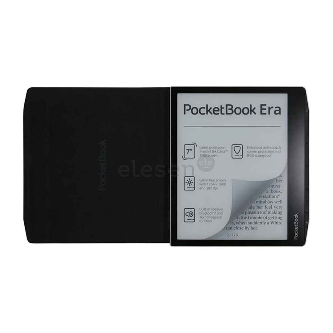 PocketBook Charge Cover, 7'', Era series, canvas black - E-reader cover