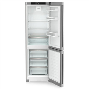 Liebherr, Pure NoFrost, 330 L, aukštis 186 cm, sidabro spalvos - Šaldytuvas