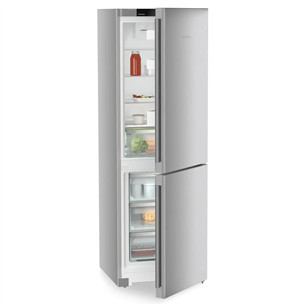 Liebherr, Pure NoFrost, 330 L, aukštis 186 cm, sidabro spalvos - Šaldytuvas