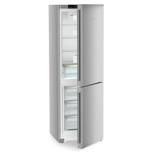 Liebherr, Pure NoFrost, 330 L, aukštis 186 cm, sidabro spalvos - Šaldytuvas