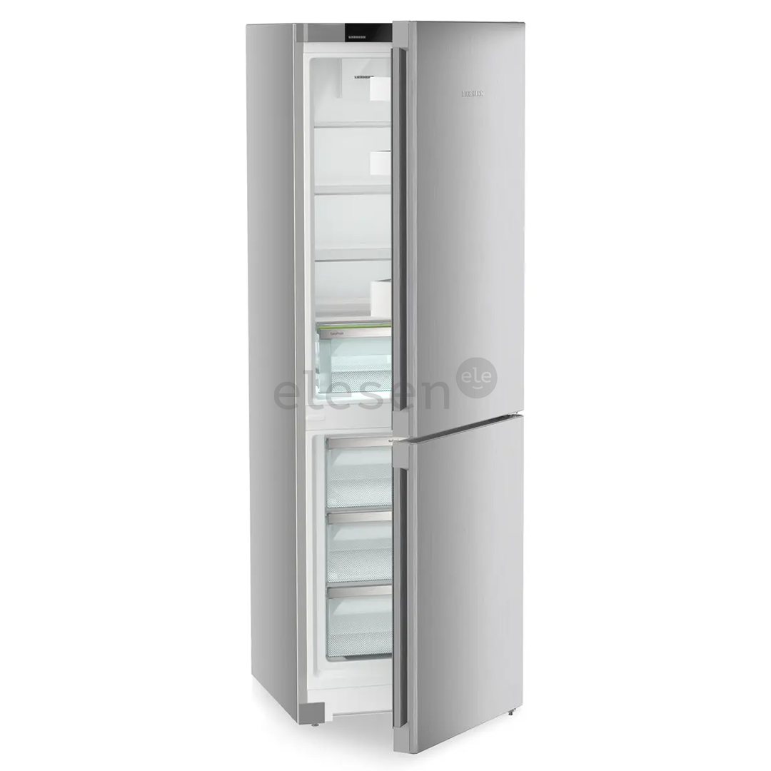 Liebherr, Pure NoFrost, 330 L, aukštis 186 cm, sidabro spalvos - Šaldytuvas